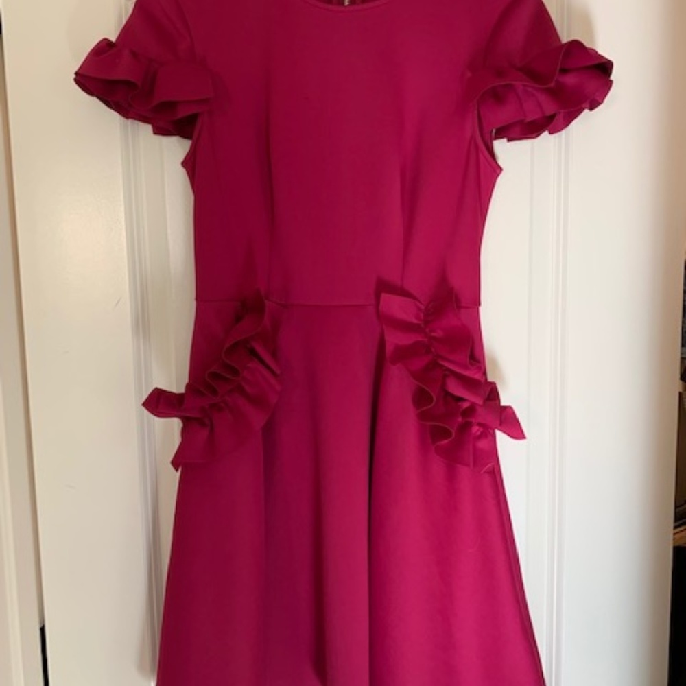 Ted Baker vibrant fuschia cocktail dress